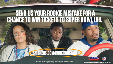 Bills' Stefon Diggs appears in 'rookie mistakes' Snickers commercial