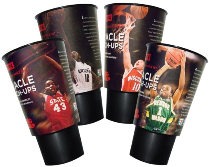 Powerade7 Elevens March Madness Qr Code Cups Activative 