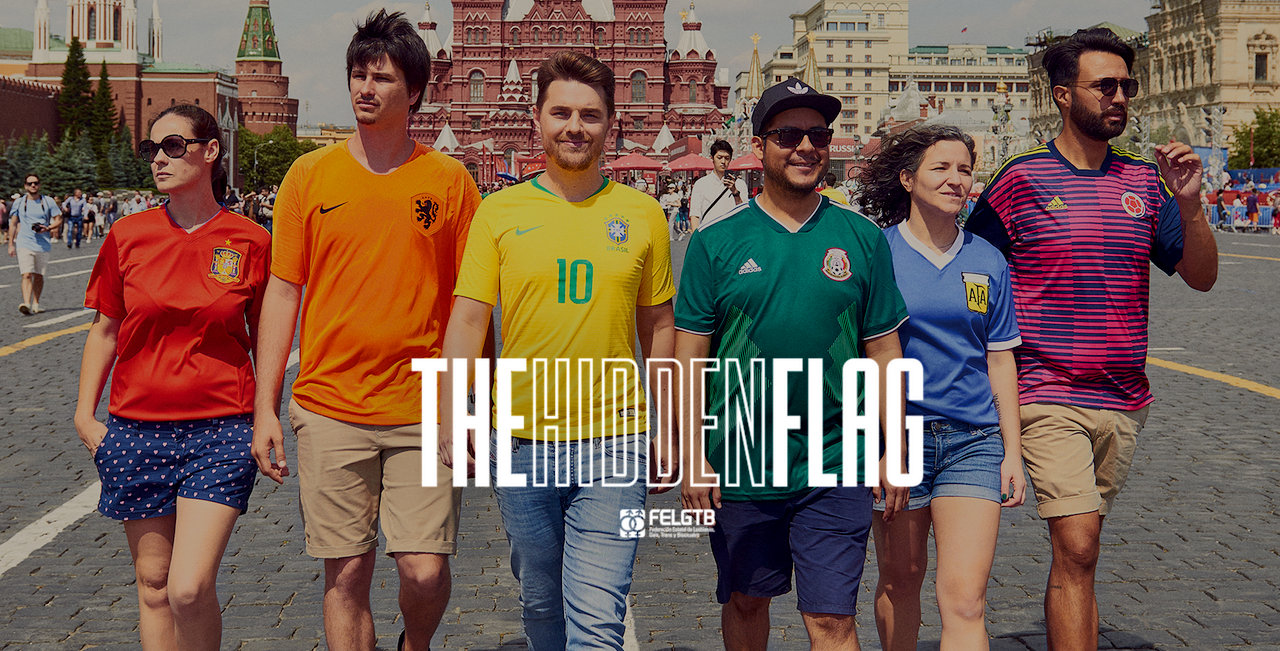 FELGTB’s ‘The Hidden (Rainbow) Flag’ World Cup OOH Stunt Outwits Russian LGBTQ Laws