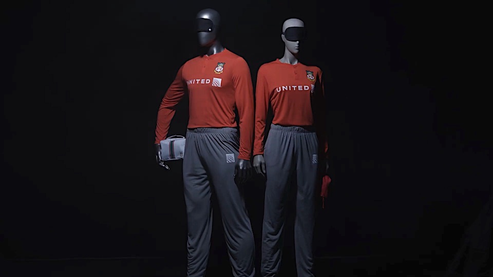 United Airlines Activates Wrexham AFC Shirt Sponsorship With ‘United - Wrexham AFC Amenity Kits & Pajamas’ Kit Reveal Style Spot